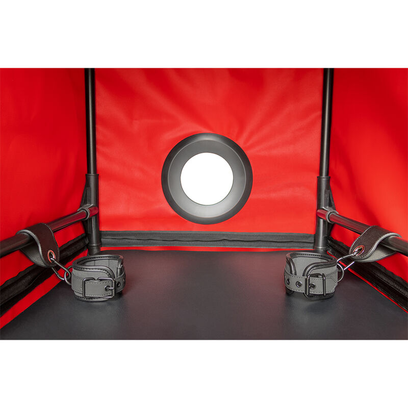 Cabine d'exploration Bukkake noir et rouge — SECRET DOME