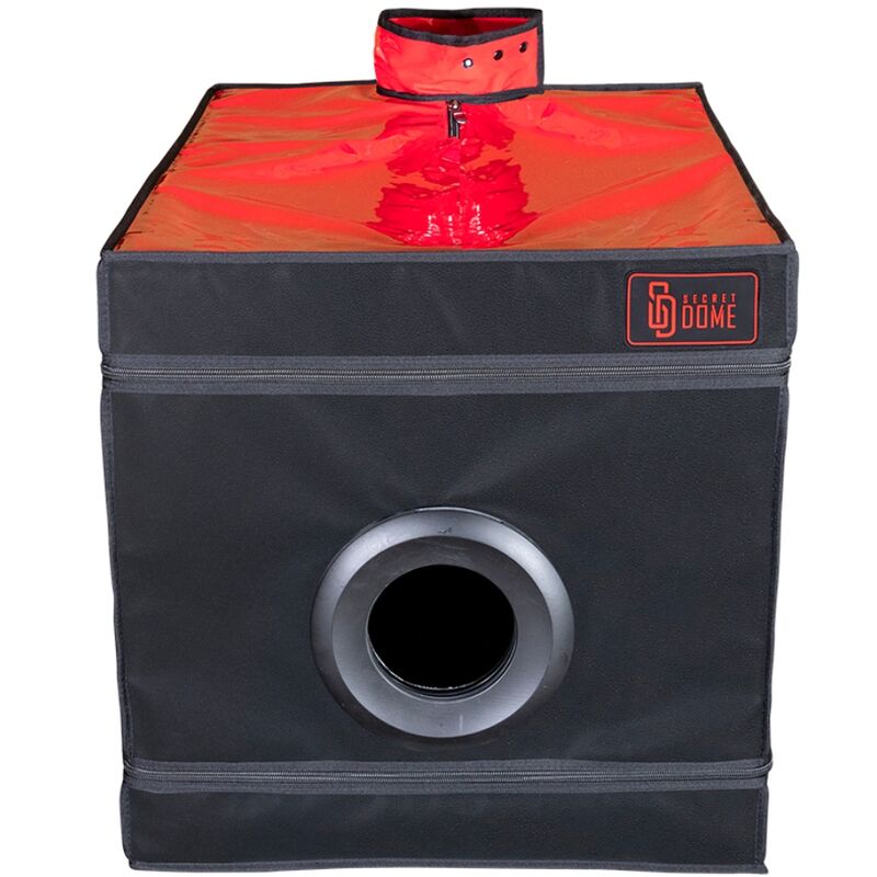 La Niche cabine de jeu privé noir et rouge — SECRET DOME