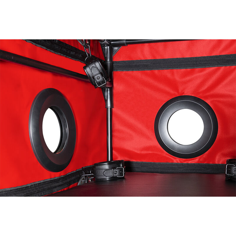La Niche cabine de jeu privé noir et rouge — SECRET DOME