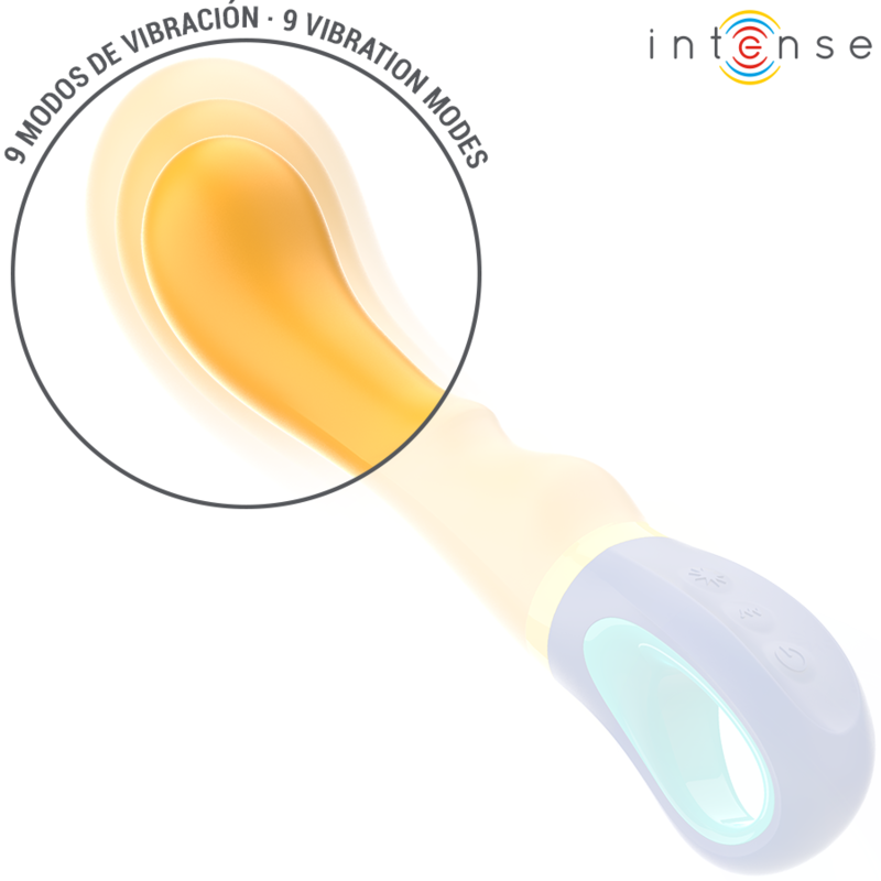 Vibrateur point G jaune Shaggy — INTENSE HIGH TECH
