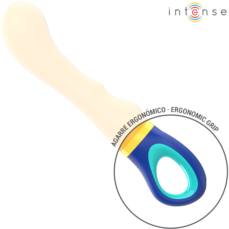 Vibrateur point G jaune Shaggy — INTENSE HIGH TECH