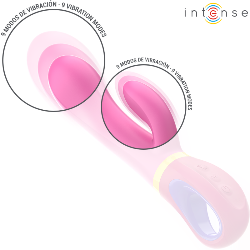 Vibrateur lapin rose Daphné — INTENSE HIGH TECH