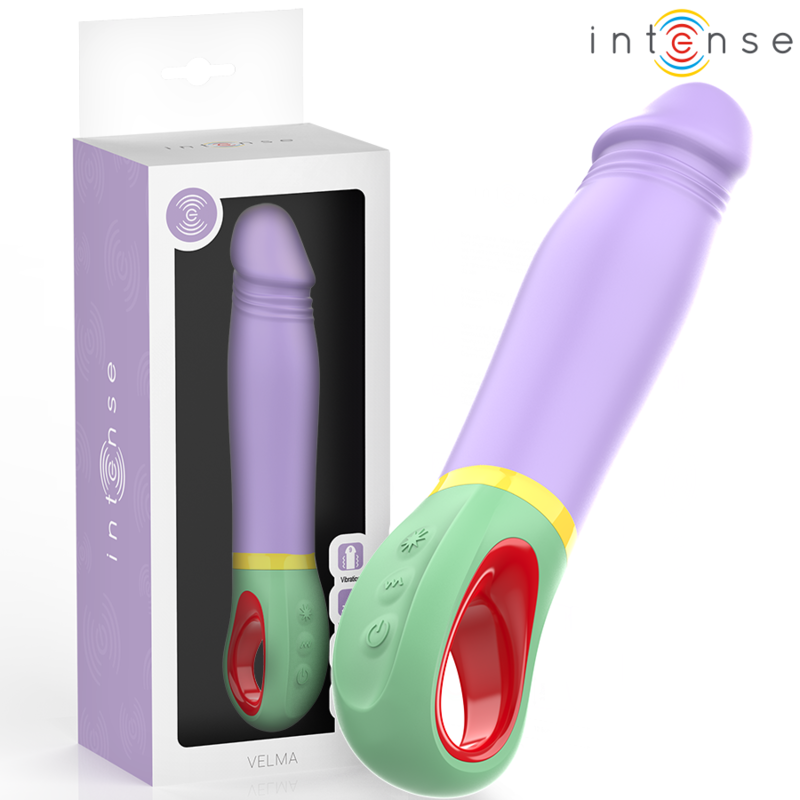 Vibromasseur violet classique puissant — INTENSE HIGH TECH