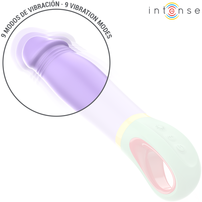 Vibromasseur violet classique puissant — INTENSE HIGH TECH