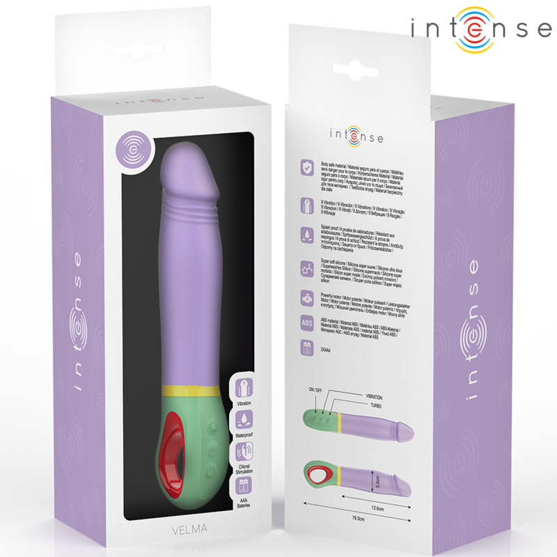 Vibromasseur violet classique puissant — INTENSE HIGH TECH