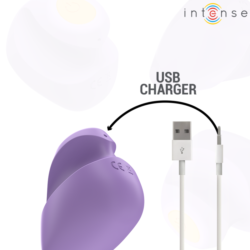 Stimulateur compact violet 10 modes vibratoires — INTENSE FUN TOYS