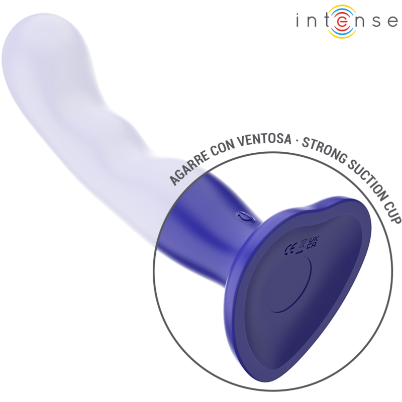 Vibrateur court avec ventouse et télécommande — INTENSE REMOTE CONTROL