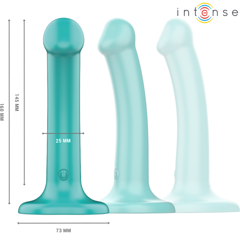 Vibromasseur Katie avec ventouse et télécommande — INTENSE REMOTE CONTROL
