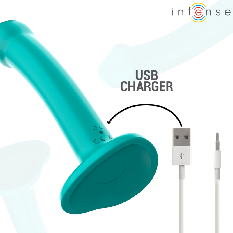 Vibromasseur Katie avec ventouse et télécommande — INTENSE REMOTE CONTROL