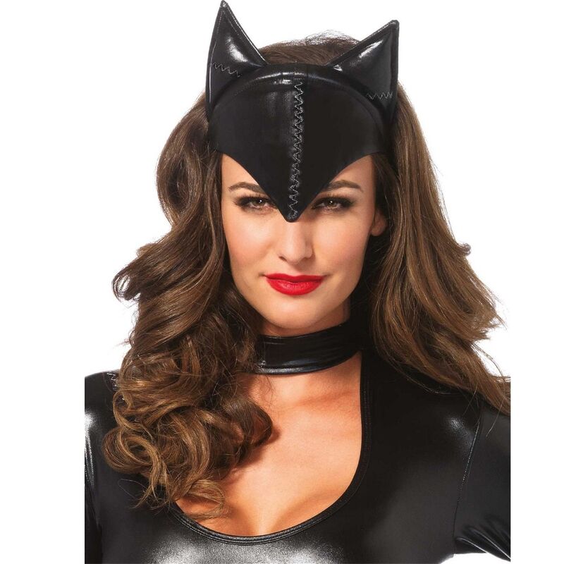 Masque félin noir pour femme fatale — LEG AVENUE ACCESSORIES