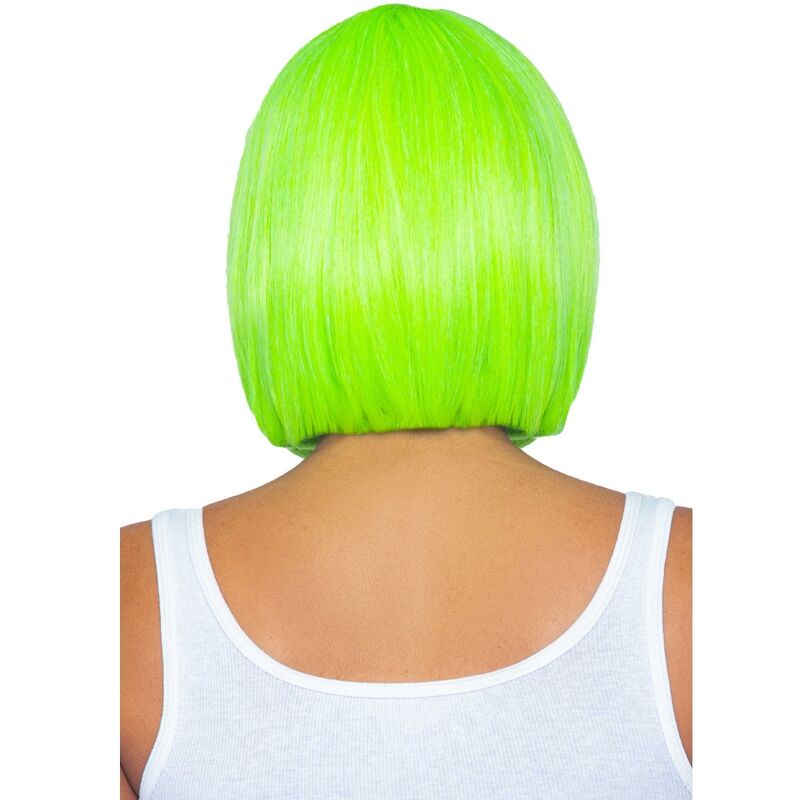 Perruque bob fluorescente vert fluo — LEG AVENUE ACCESSORIES