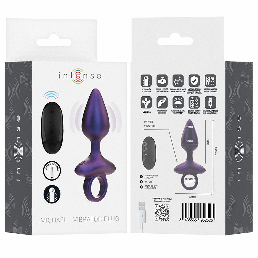 Plug anal vibrant télécommandé — INTENSE ANAL TOYS