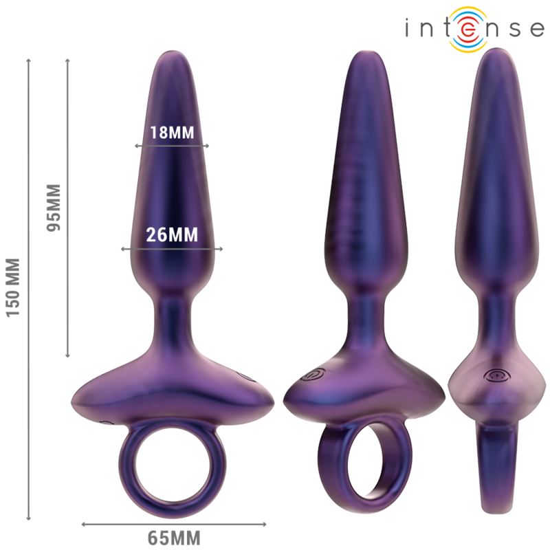 Plug anal vibrant télécommandé Marlon — INTENSE ANAL TOYS