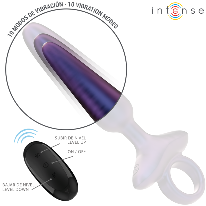 Plug anal vibrant télécommandé Marlon — INTENSE ANAL TOYS