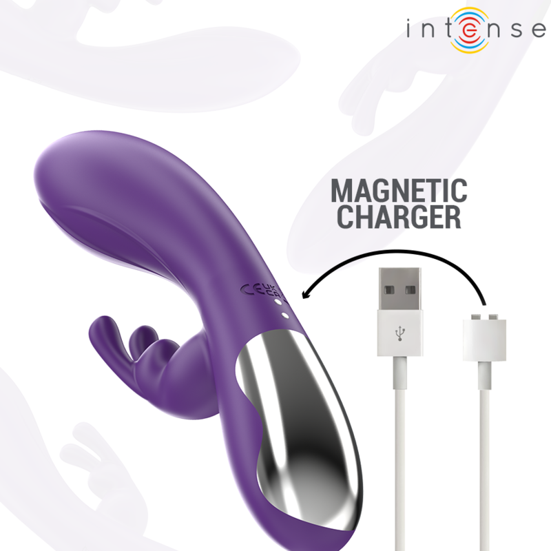 Vibromasseur rabbit violet 10 vibrations — INTENSE HIGH TECH