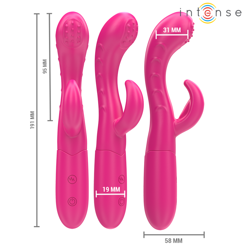 Vibromasseur à langue stimulante Amara 10 vibrations — INTENSE HIGH TECH