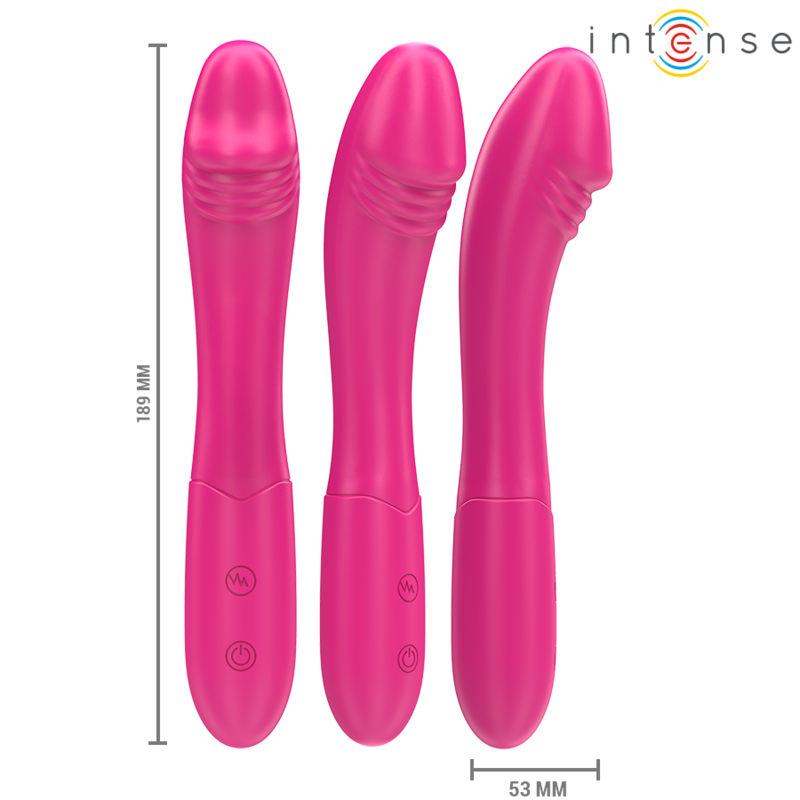 Vibromasseur flexible 19 cm 10 vibrations — INTENSE HIGH TECH