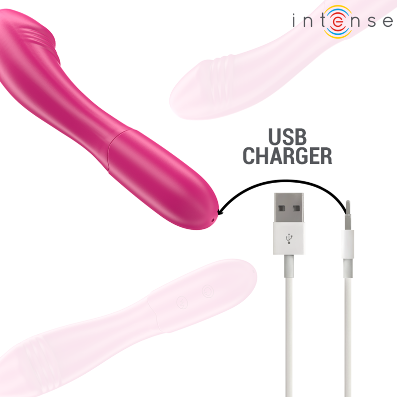 Vibromasseur flexible 19 cm 10 vibrations — INTENSE HIGH TECH