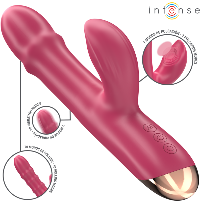 Vibrateur multifonction 3 en 1 Chloe — INTENSE HIGH TECH
