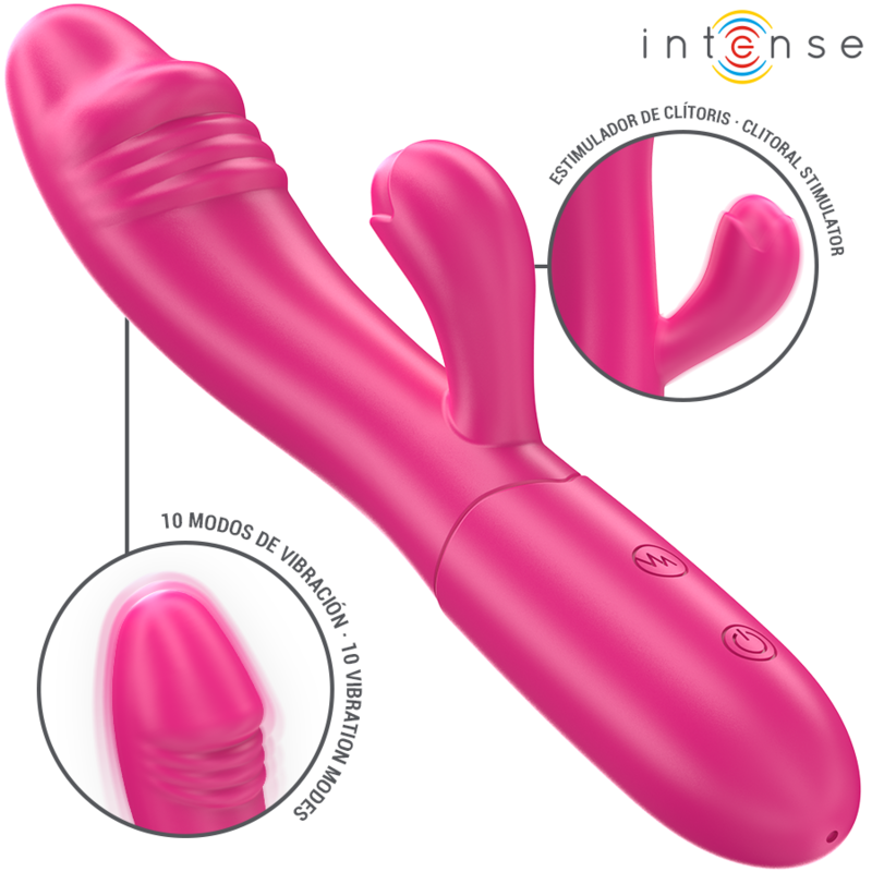 Vibromasseur flexible à langue stimulante, 10 modes — INTENSE HIGH TECH