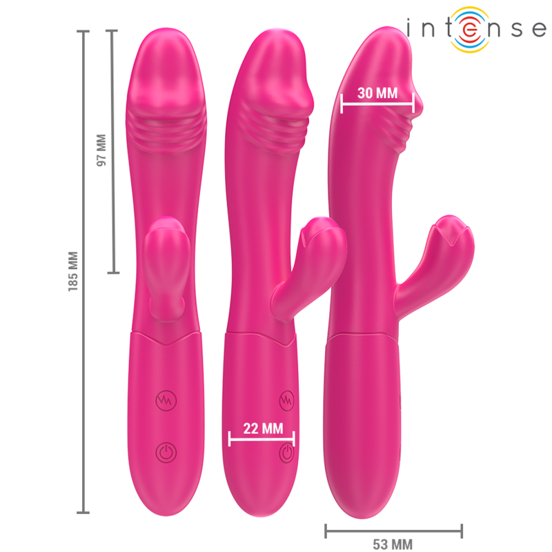Vibromasseur flexible à langue stimulante, 10 modes — INTENSE HIGH TECH