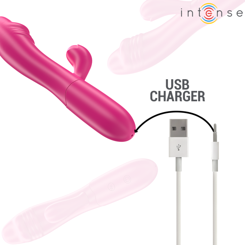 Vibromasseur flexible à langue stimulante, 10 modes — INTENSE HIGH TECH