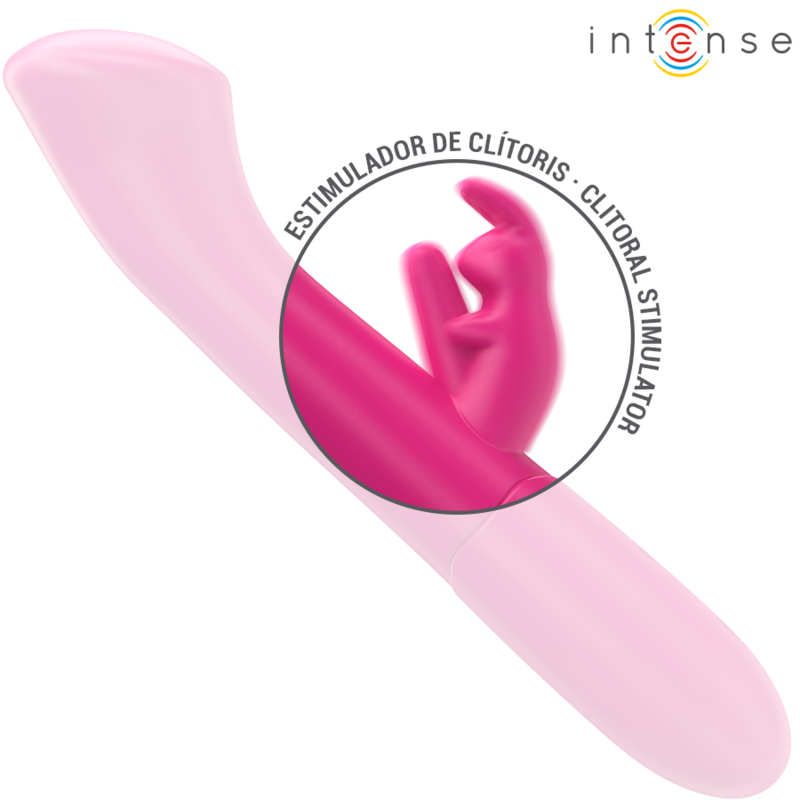 Vibromasseur rabbit Julieta 18,6 cm 10 vibrations — INTENSE HIGH TECH