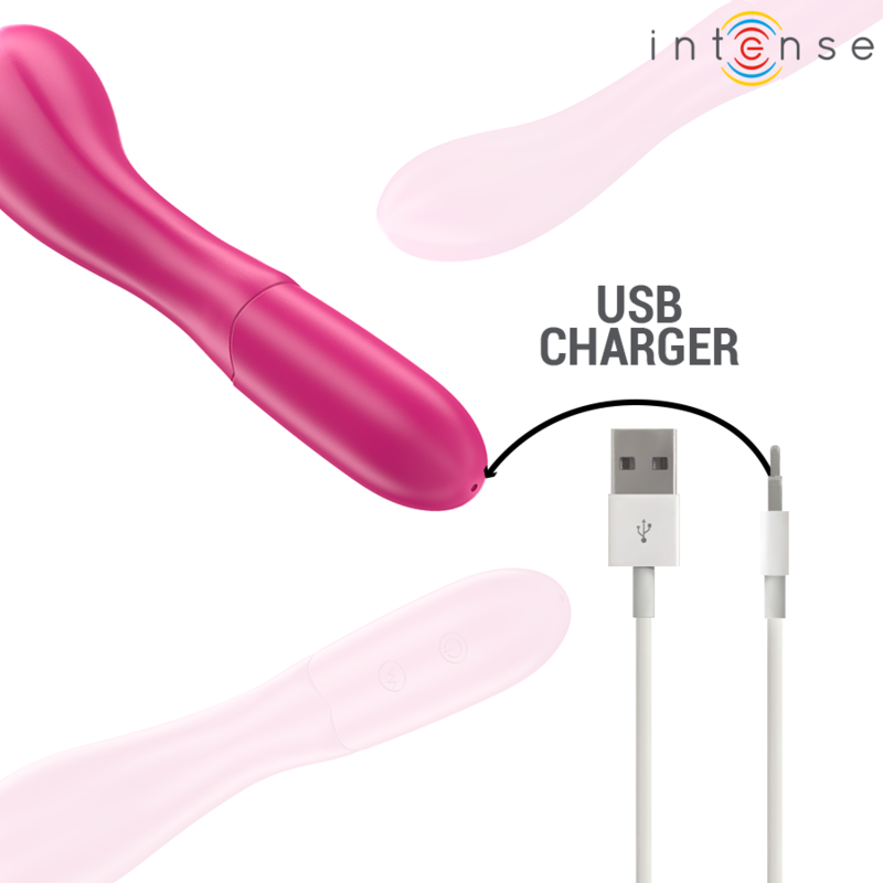 Vibromasseur flexible rechargeable 10 vibrations — INTENSE HIGH TECH
