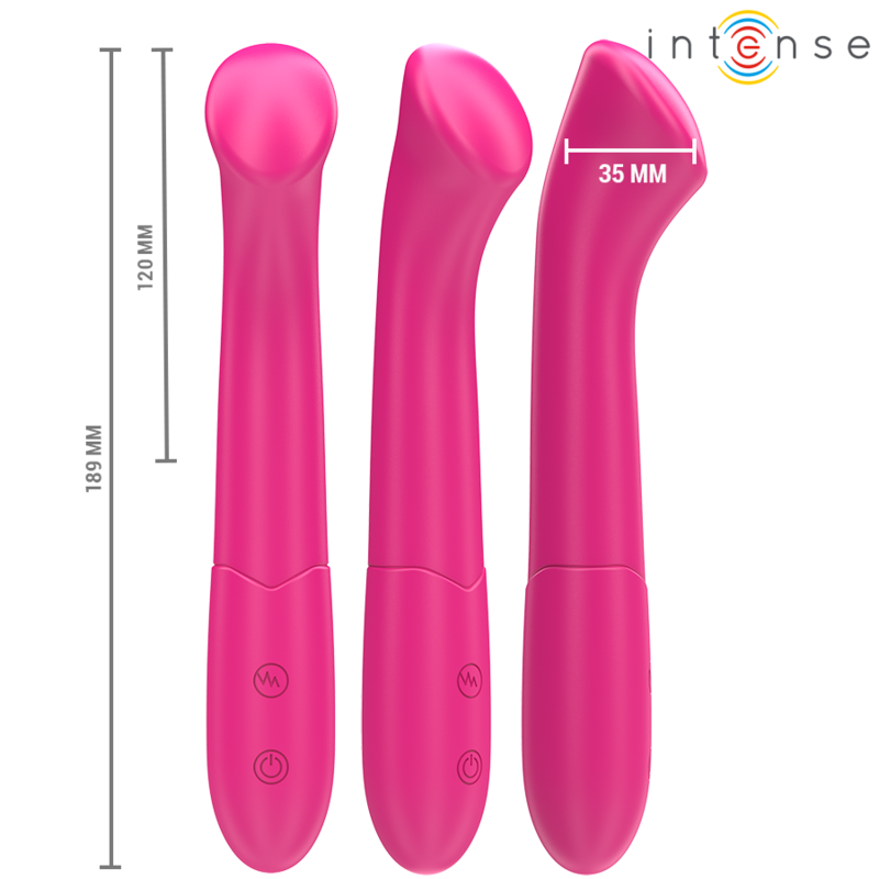 Vibromasseur flexible 19 cm 10 vibrations — INTENSE HIGH TECH