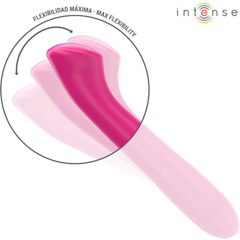 Vibromasseur flexible 19 cm 10 vibrations — INTENSE HIGH TECH