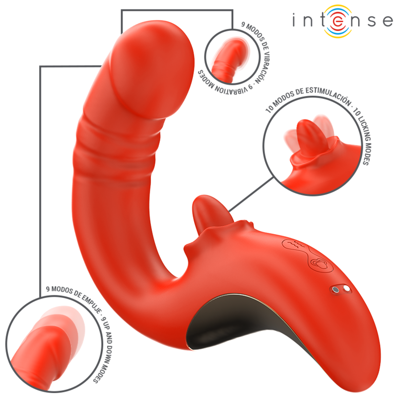 Vibrateur en forme de U Paulina — INTENSE HIGH TECH