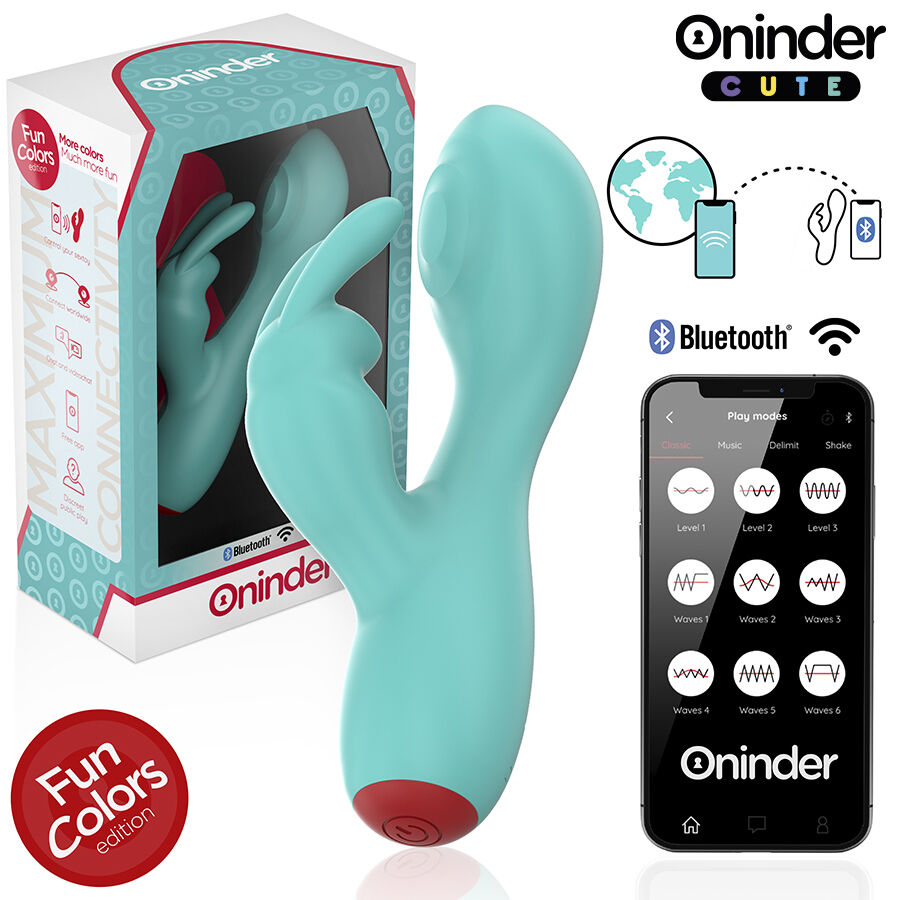 Vibromasseur lapin connecté double stimulation — ONINDER CUTE