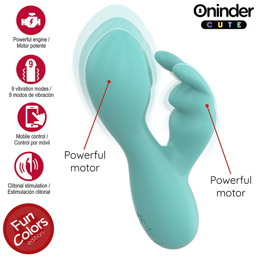 Vibromasseur lapin connecté double stimulation — ONINDER CUTE