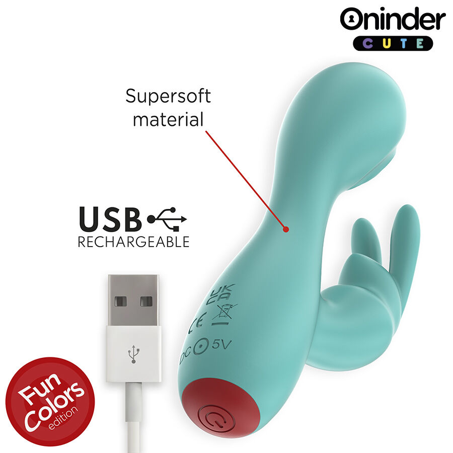 Vibromasseur lapin connecté double stimulation — ONINDER CUTE