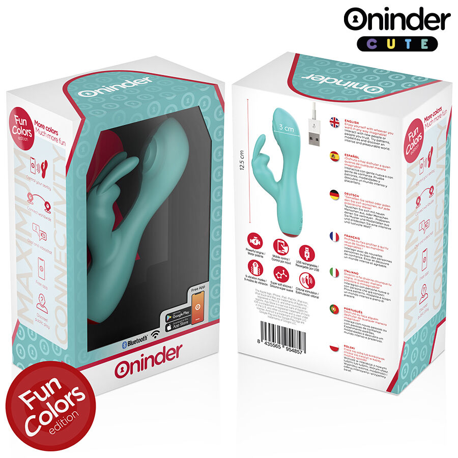 Vibromasseur lapin connecté double stimulation — ONINDER CUTE