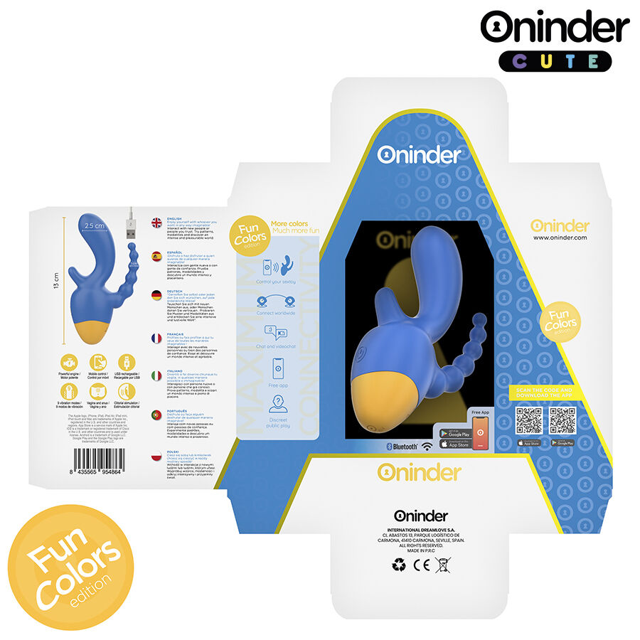 Vibrateur triple Love 3 Some avec stimulateurs clitoridien et anal — ONINDER CUTE