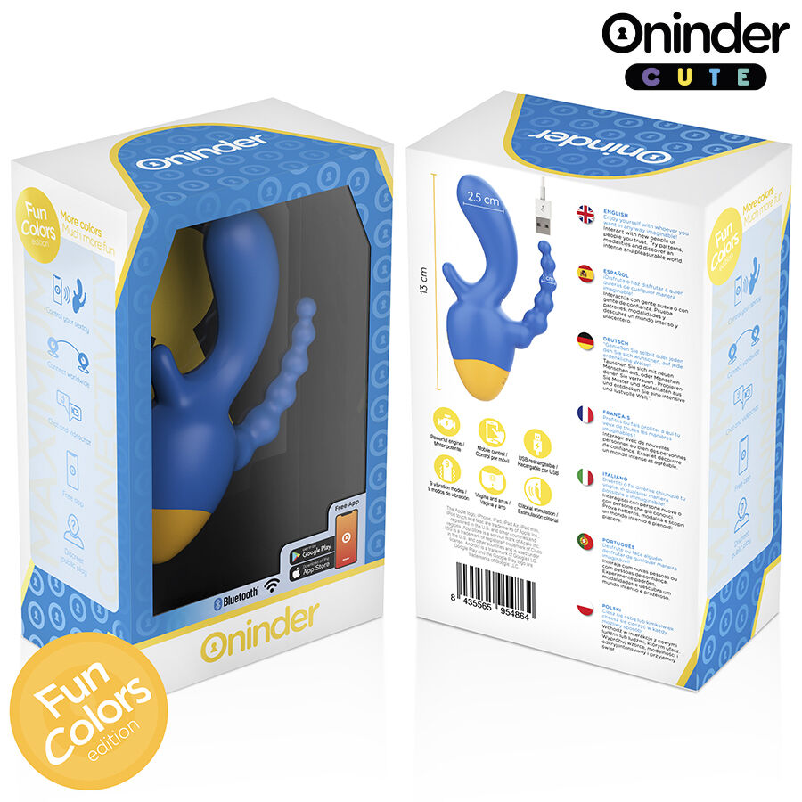 Vibrateur triple Love 3 Some avec stimulateurs clitoridien et anal — ONINDER CUTE
