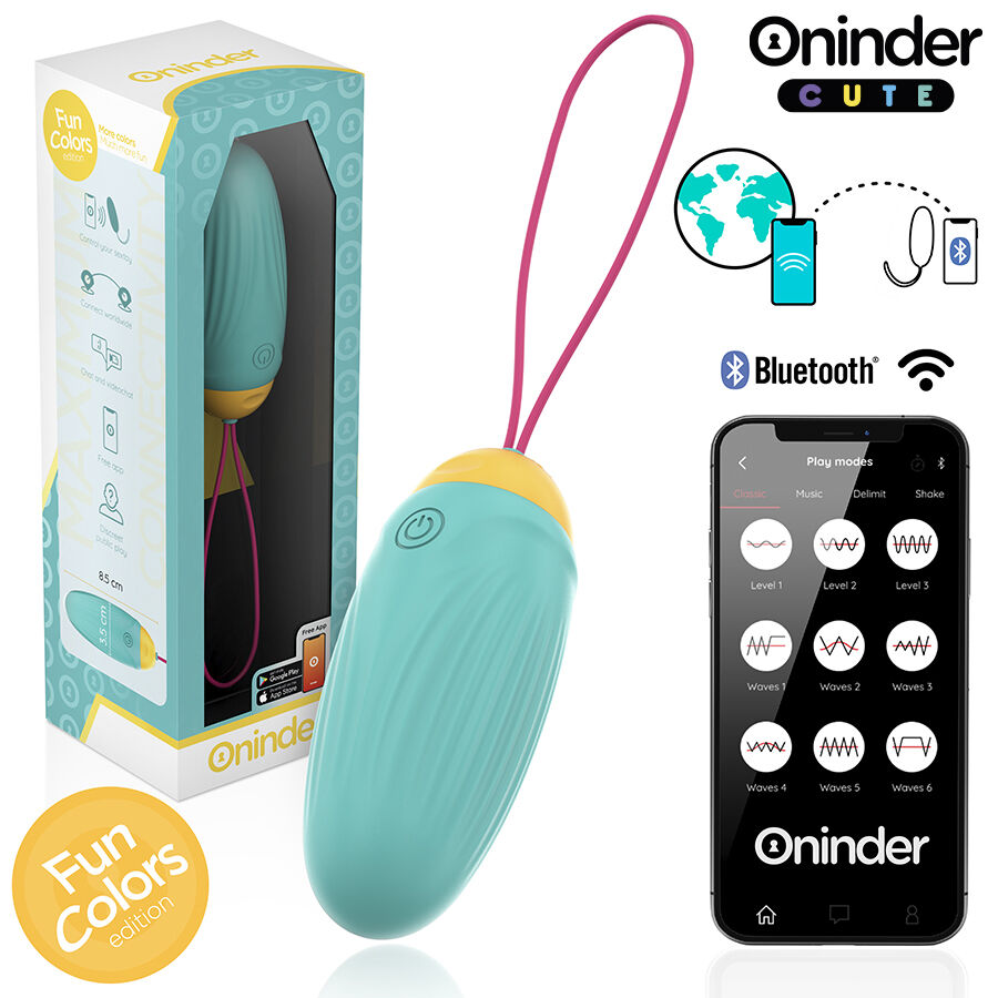 Œuf vibrant avec perles rotatives — ONINDER CUTE