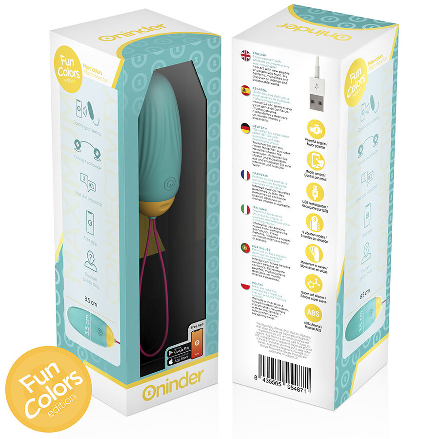 Œuf vibrant avec perles rotatives — ONINDER CUTE