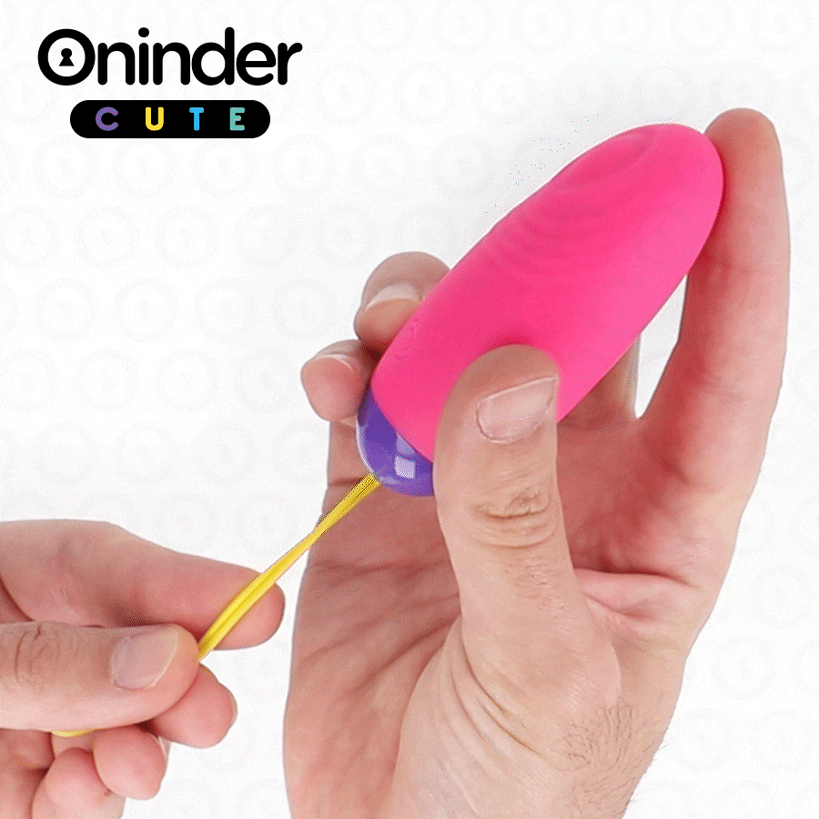 Œuf vibrant et tapotant en silicone avec application — ONINDER CUTE