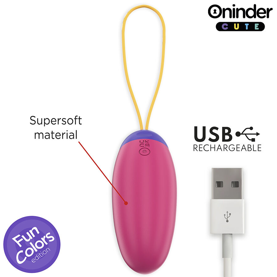 Œuf vibrant et tapotant en silicone avec application — ONINDER CUTE