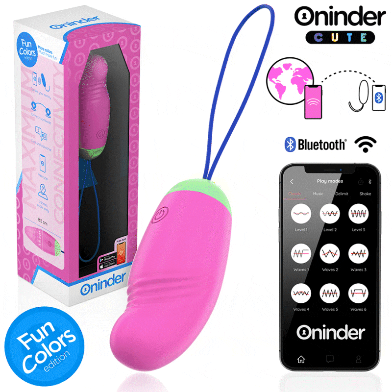 Œuf vibrant rotatif 360° connecté — ONINDER CUTE
