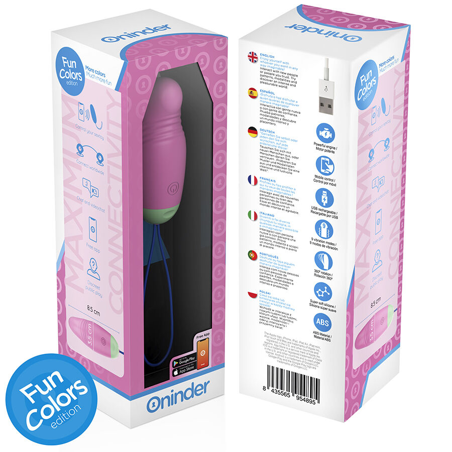 Œuf vibrant rotatif 360° connecté — ONINDER CUTE