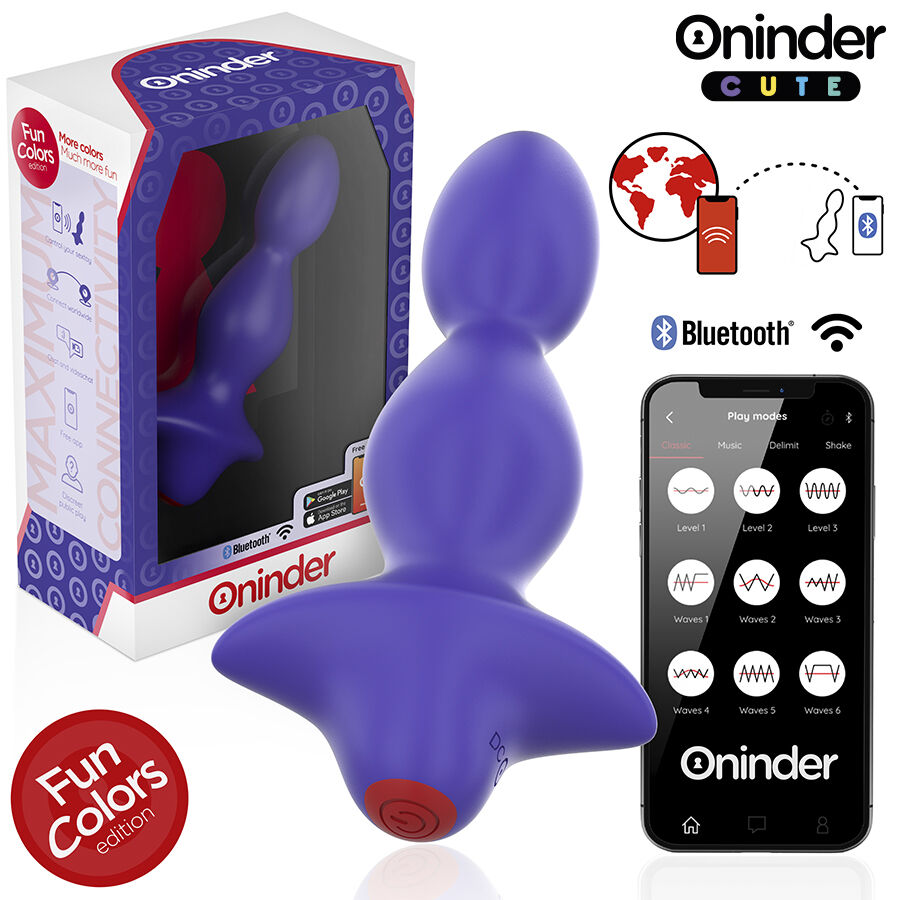 Dilatateur anal vibrant connecté — ONINDER CUTE