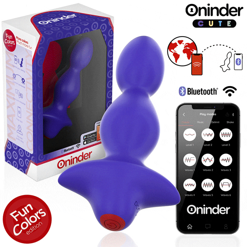 Dilatateur anal vibrant connecté — ONINDER CUTE