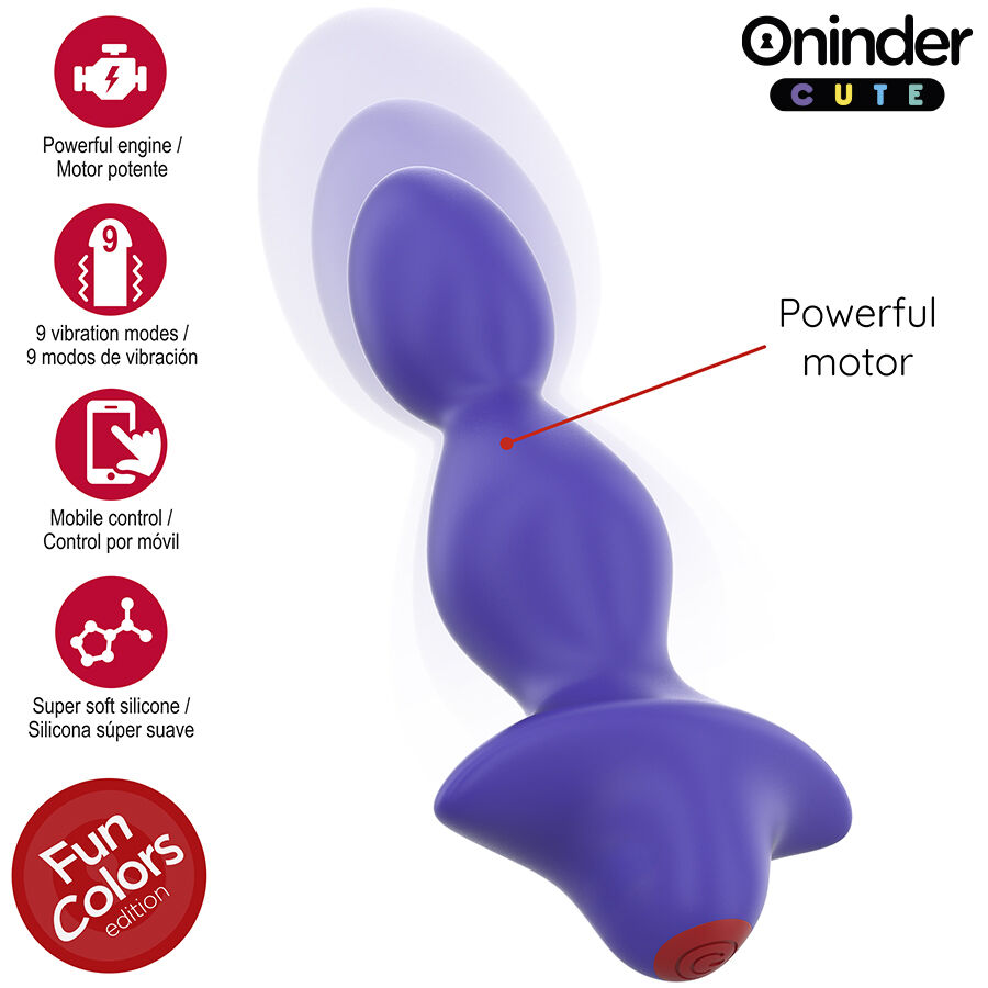 Dilatateur anal vibrant connecté — ONINDER CUTE