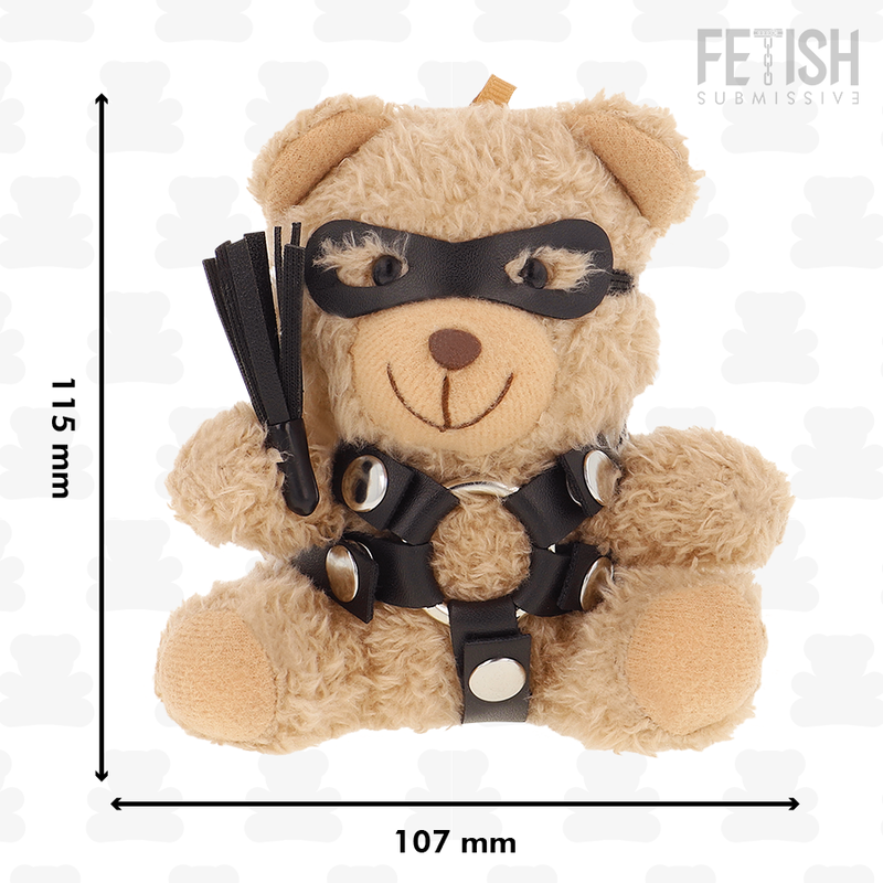 Ourson Ted au style fétichiste — FETISH SUBMISSIVE REBEL TOYS