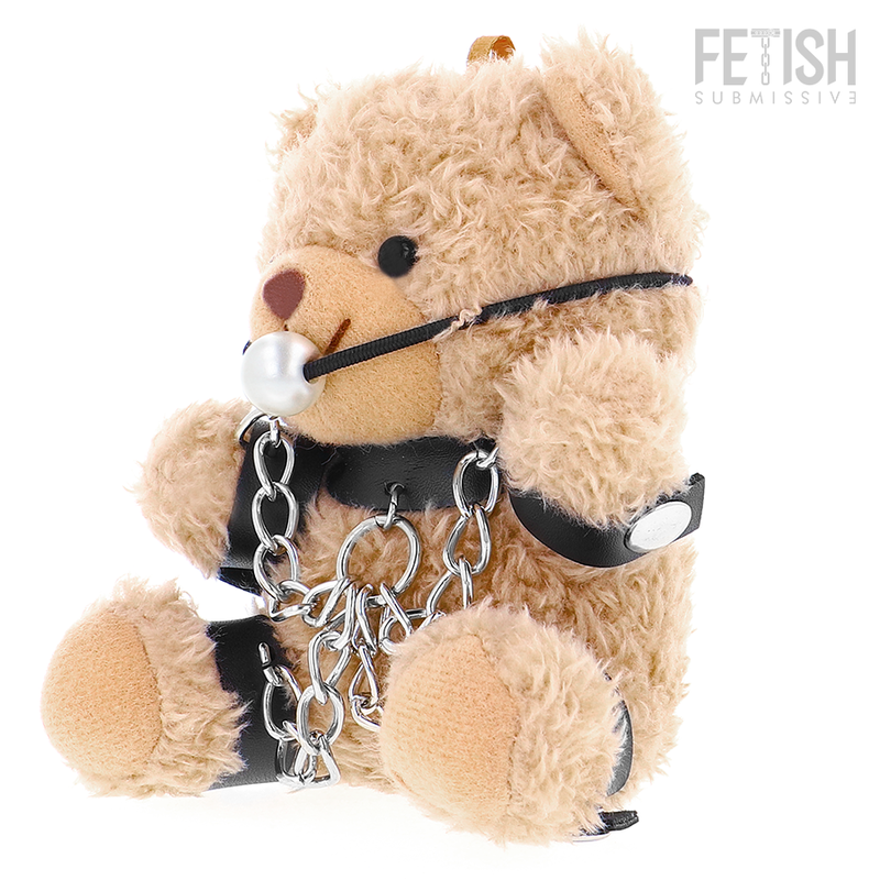 Ours en peluche Fozzie au style BDSM — FETISH SUBMISSIVE REBEL TOYS