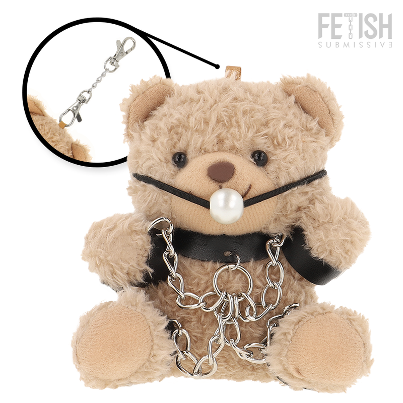 Ours en peluche Fozzie au style BDSM — FETISH SUBMISSIVE REBEL TOYS