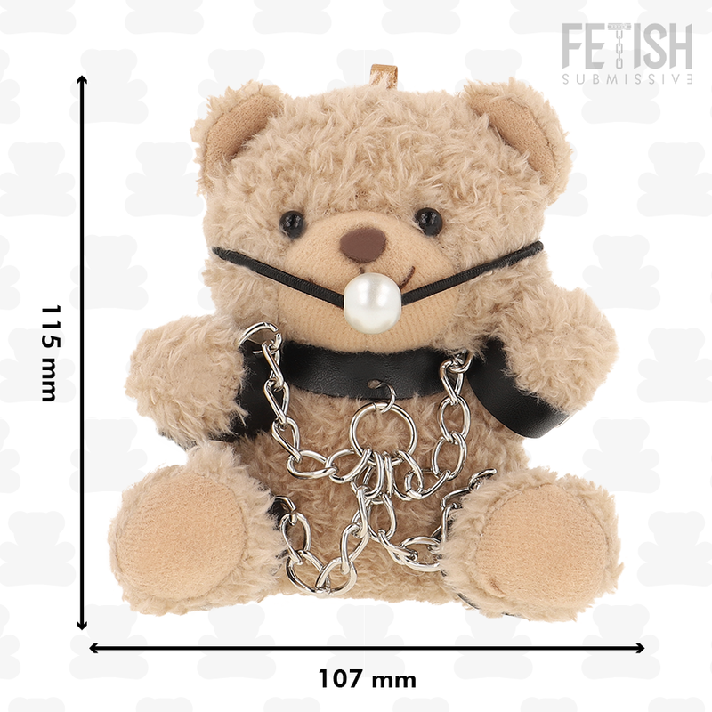 Ours en peluche Fozzie au style BDSM — FETISH SUBMISSIVE REBEL TOYS